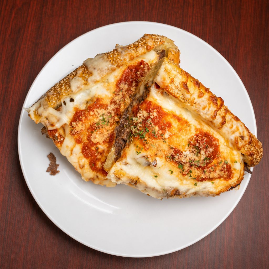 Pizza Cheesesteak.