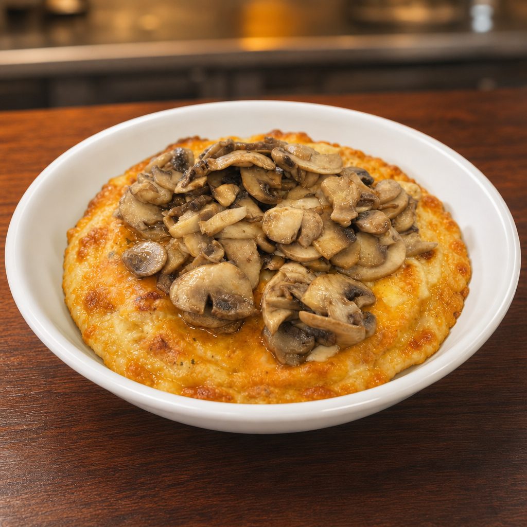 Mushroom Mac & Cheese.