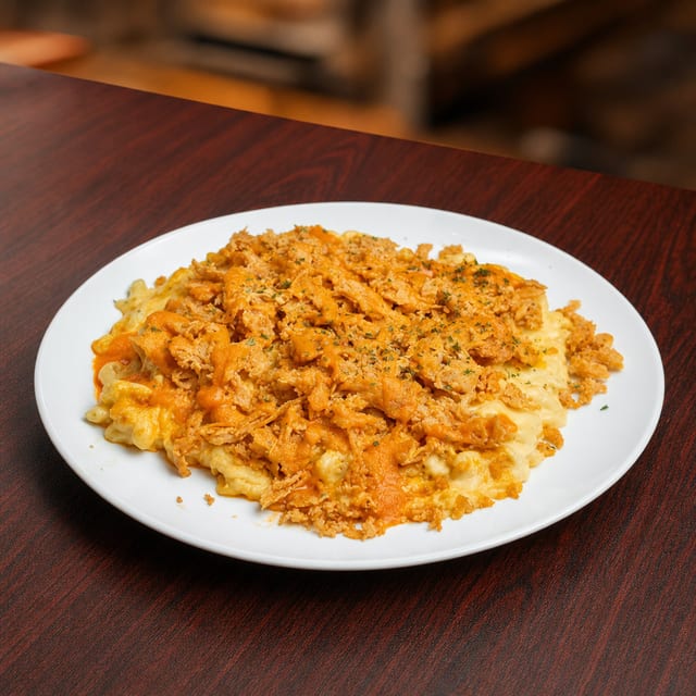 World Famous Buffalo Chic Mac & Cheese.