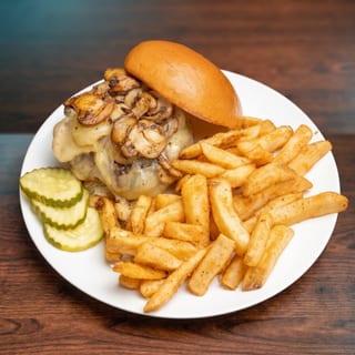 Mushroom Swiss Burger