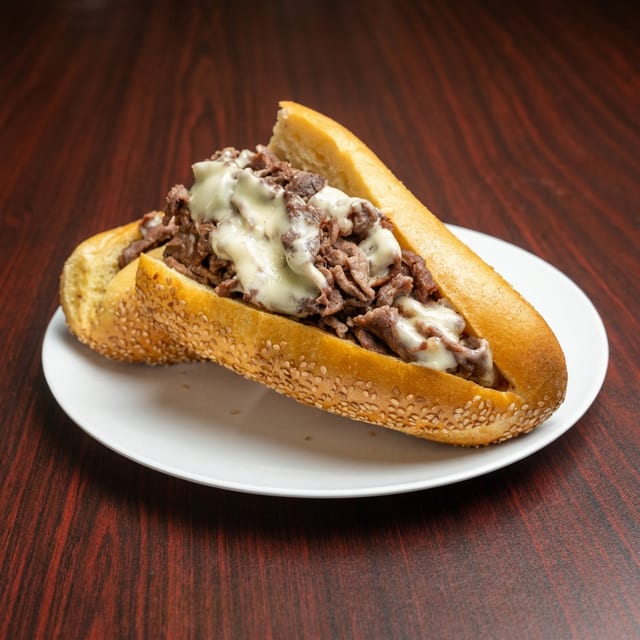 Curly JR Cheesesteak.